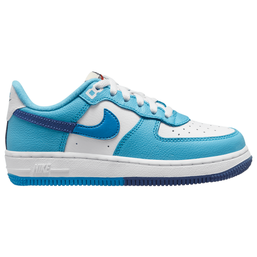 Nike Boys Air Force 1 LV8 2 - Basketball Shoes Light Photo Blue/White Size 04.5