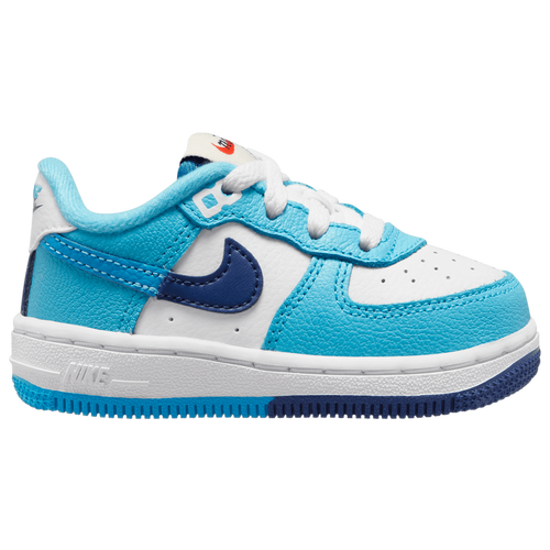 

Boys Nike Nike Force 1 LV8 2 - Boys' Toddler Basketball Shoe Light Photo Blue/White Size 05.0