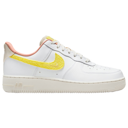 Women's - Nike Air Force 1 '07 - White/Yellow/Grey