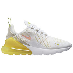Women's - Nike Air Max 270 - White/Crimson/Yellow