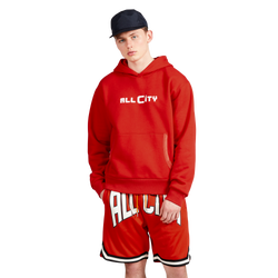 Men's - All City By Just Don Hoodie - Red/Red