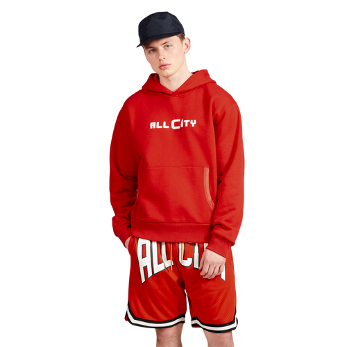 

All City By Just Don Mens All City By Just Don Hoodie - Mens Red/Red Size XL