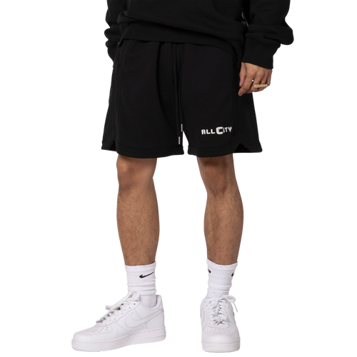 

All City By Just Don Mens All City By Just Don Fleece Shorts - Mens Black/Black Size XXL