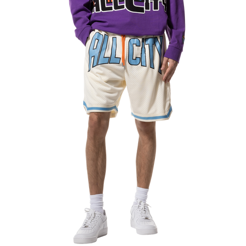 All City By Just Don Mens Basketball Shorts In Unbleached/unbleached