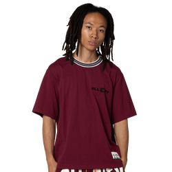 Men's - All City By Just Don T-Shirt - Maroon/Maroon