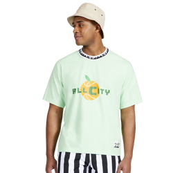 Men's - All City By Just Don Signature Logo T-Shirt - Green/Green