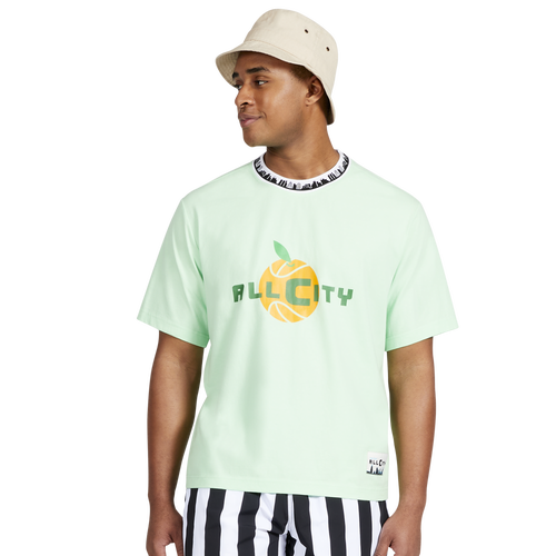 

All City By Just Don Mens All City By Just Don Signature Logo T-Shirt - Mens Green/Green Size S