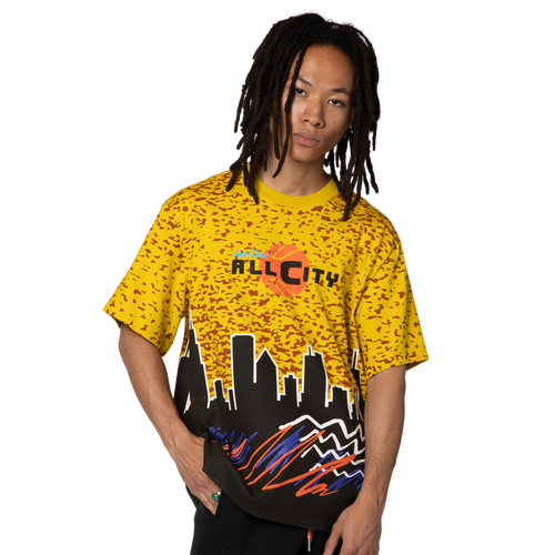 

All City By Just Don Mens All City By Just Don T-Shirt - Mens Yellow/Yellow Size S