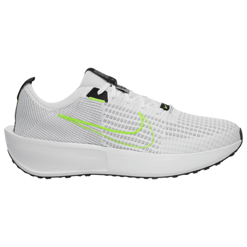 

Nike Mens Nike Interact Run - Mens Running Shoes White/Volt/Wolf Grey Size 10.5