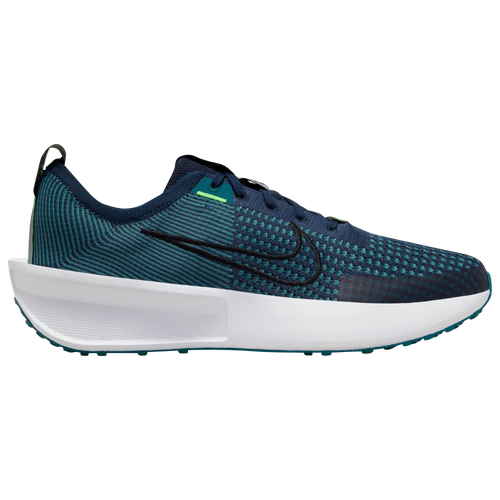 Nike Men's Interact Run Road Running Shoes In Black/mineral Teal/navy