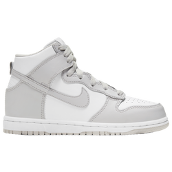 Boys' Preschool - Nike Dunk High - White/Grey
