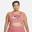 Nike Plus DF IC Swoosh Bra - Women's Pink