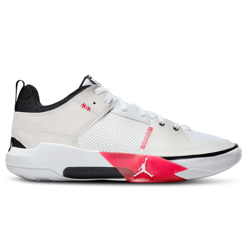 

Jordan Mens Jordan One Take 5 - Mens Basketball Shoes White/Red/Black Size 12.0