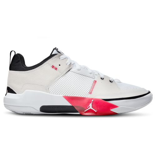 

Jordan Mens Jordan One Take 5 - Mens Basketball Shoes White/Red/Black Size 08.5