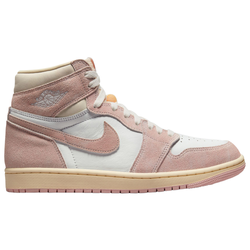 

Jordan Womens Jordan Air Jordan Retro 1 Hi RMSTD - Womens Basketball Shoes Atmosphere/White/Muslin Size 6.0