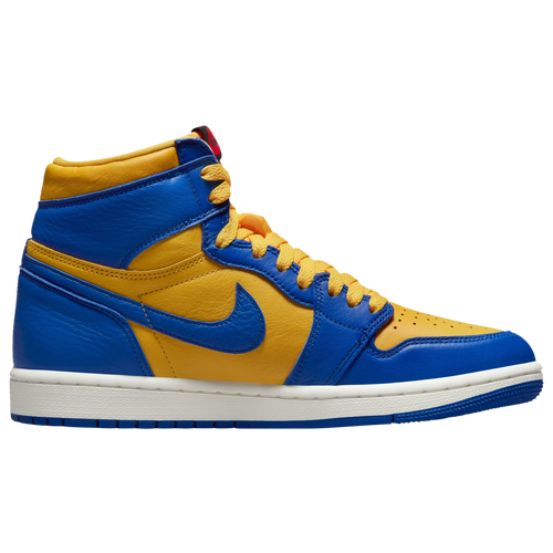 

Jordan Womens Jordan AJ 1 High - Womens Shoes Yellow/White/Blue Size 07.0