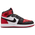 Jordan Retro 1 High OG - Girls' Preschool Black/White/Varsity Red