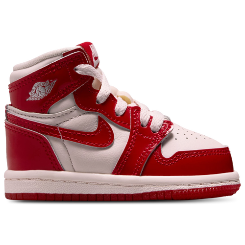 GIRLS - Jordan Retro 1 High OG - Red/Silver Pink