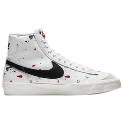 Boys' Grade School - Nike Blazer Mid '77 - Black/Multi/White