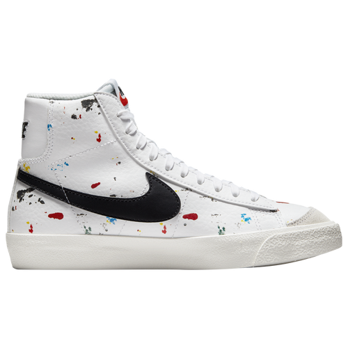 BOYS - Nike Blazer Mid '77 - Black/Multi White