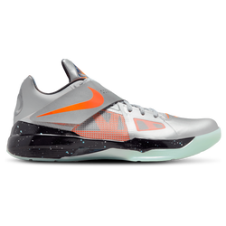 Men's - Nike KD 4 - Silver/Orange