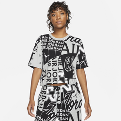 Women's - Jordan AOP Core T-Shirt - Gray
