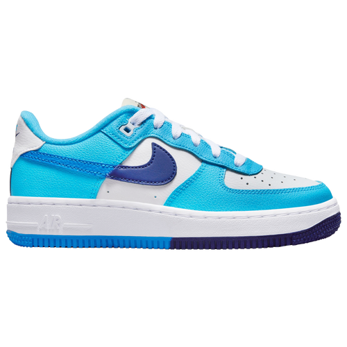 

Boys Nike Nike Air Force 1 LV8 2 - Boys' Grade School Basketball Shoe White/Light Photo Blue Size 05.0