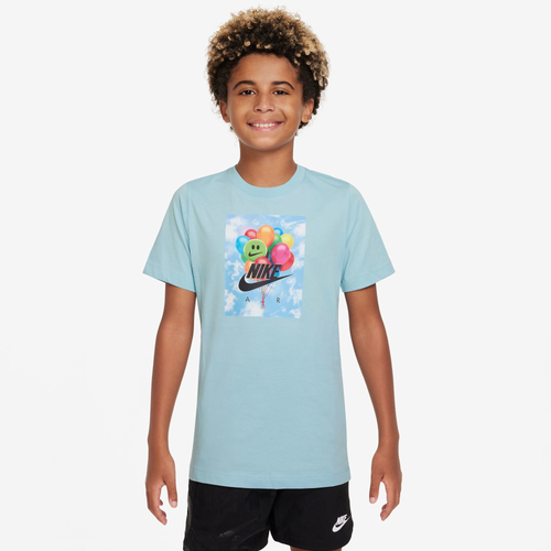 Shop Nike Boys   Create Pack 1 T-shirt In Ocean Bliss