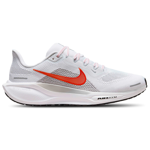 

Nike Mens Nike Air Zoom Pegasus 41 - Mens Running Shoes White/Picante Red/Wolf Grey Size 10.0