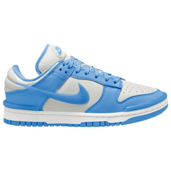 Women's - Nike Dunk Low Twist - Photon Dust/Blue