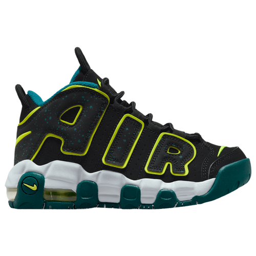 

Boys Preschool Nike Nike Air More Uptempo - Boys' Preschool Basketball Shoe Black/Teal/Volt Size 13.5