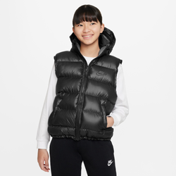 Boys' Grade School - Nike Heavyweight Synthetic Fill EasyOn Puffer - Black/White