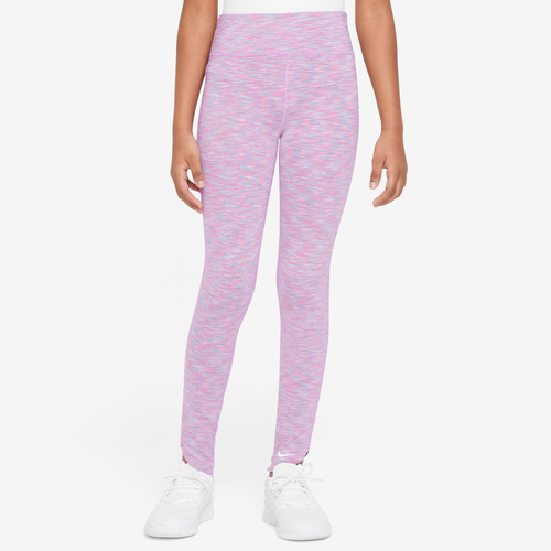 

Girls Nike Nike Dri-FIT One Tights Femme - Girls' Grade School Rush Fuchsia/White Size L