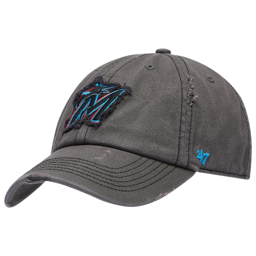  - 47 Brand Marlins Weathered 47 Clean Up Cap - Black/Multi