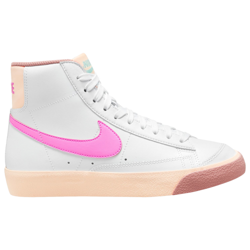 

Girls Nike Nike Blazer Mid '77 - Girls' Grade School Basketball Shoe Pink Spell/White Size 06.0