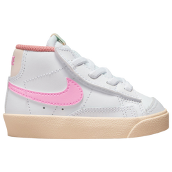 Girls' Toddler - Nike Blazer Mid '77 - White/Pink Spell