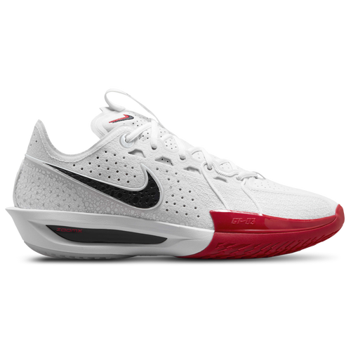 

Nike Mens Nike Air Zoom G.T. Cut 3 - Mens Basketball Shoes White/Obsidian/Sport Red Size 10.5