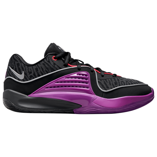 

Nike Mens Nike KD 16 - Mens Basketball Shoes Black/Metallic Silver/Vivid Purple Size 8.5
