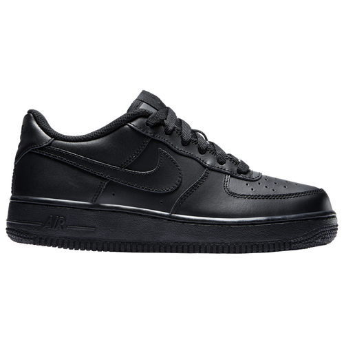 Shop Nike Boys  Air Force 1 Low In Black/black