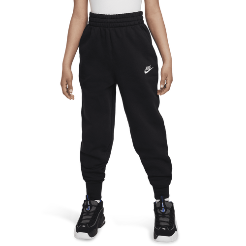 GIRLS - Nike NSW Club Fleece High Rise Pant LBR - Black/White