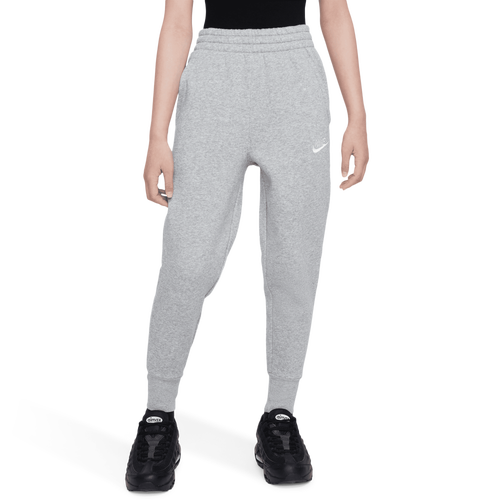 Nike NSW Club Fleece High Rise Pant LBR - Nike Dk Grey Heather/Base White