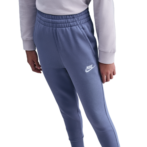 Nike NSW Club Fleece High Rise Pant LBR - Nike World Indigo/White