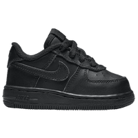 Nike air force 1 hotsell low junior trainers black