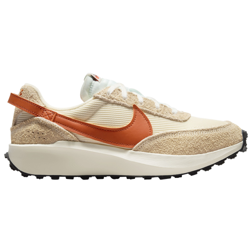 Shop Nike Womens  Waffle Debut Vintage In Muslin/campfire Orange/coconut Milk