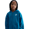 Nike NSW Club Fleece Oversized LBR Full-Zip - Nike Green Abyss/White