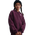 Nike NSW Club Fleece Oversized LBR Full-Zip - Girls' Grade School Bordeaux/White