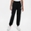 Nike NSW Club LBR Oversized Fleece Pants - Girls' Grade School Black/White/Black