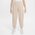 Nike NSW Club LBR Oversized Fleece Pants - Girls' Grade School White/Sanddrift/Sanddrift