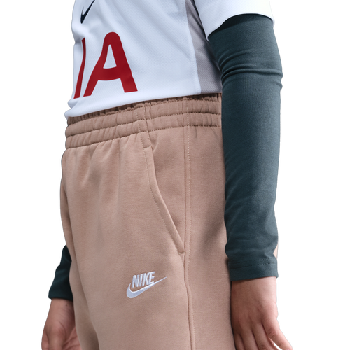 BOYS - Nike NSW Club Fleece Loose Pants - Hemp/White
