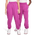Nike NSW Club Fleece Loose Pants - Boys' Grade School Hot Fuchsia/Hot Fuchsia/White